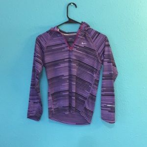 Purple and black nike sweatshirt